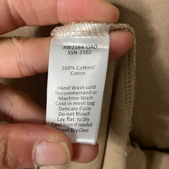 ATM Anthony Thomas Melillo Sz Large Button Front Short Sleeve Polo Shirt Dress - Picture 7 of 9